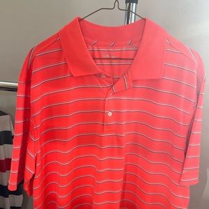 Neon Orange Walter Hagen Golf Polo